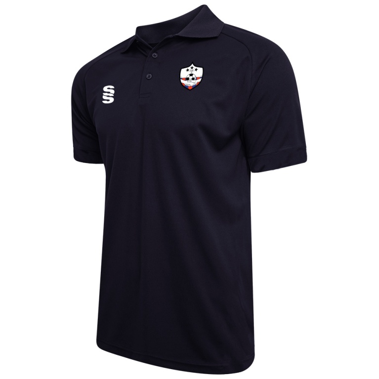 Globe Bullough Park FC - Dual Solid Colour Polo Shirt - Navy